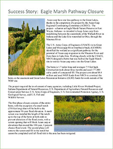 Success Story: Eagle Marsh Pathway Closure handout